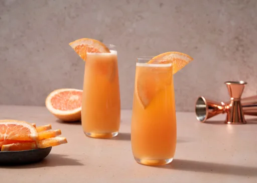 Grapefruit Tequila Mimosa