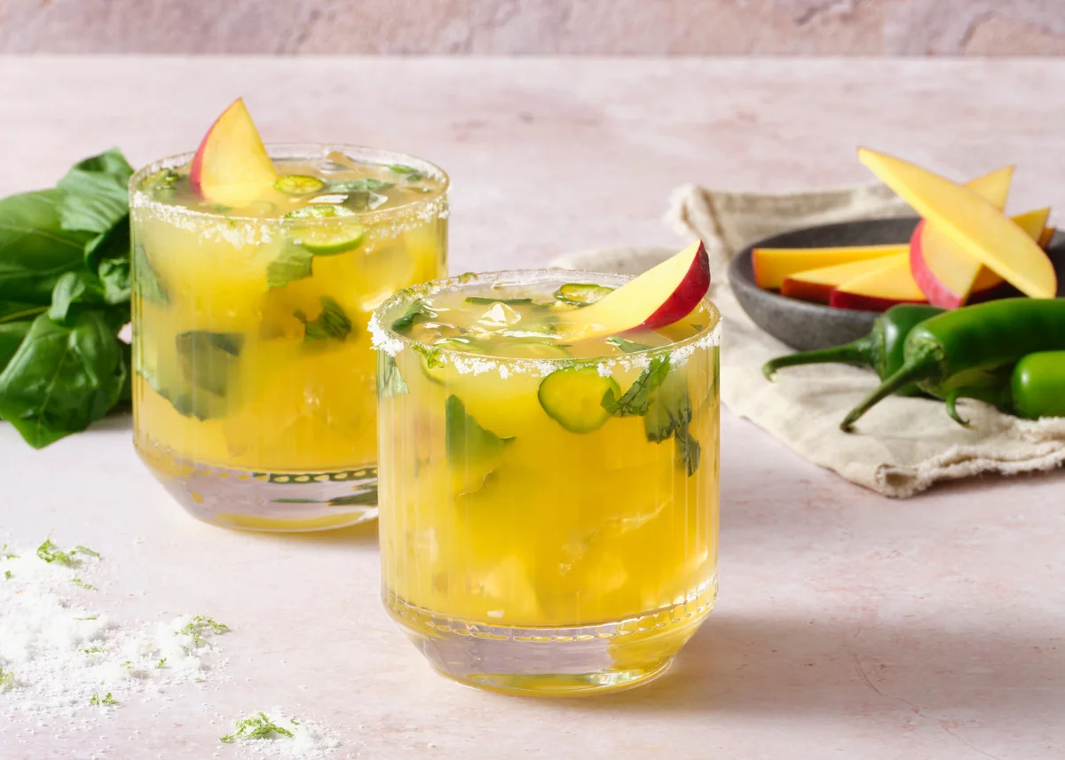 Basil and Mango Margarita
