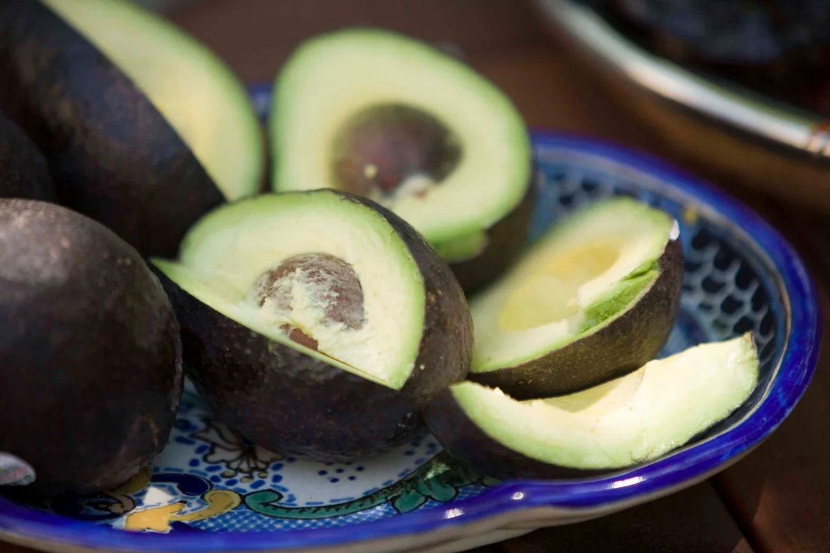 Vered's Avocado Salad with Toasted Pita Bread