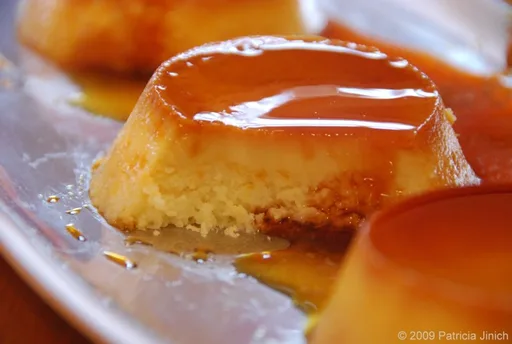 Beachside coconut flan