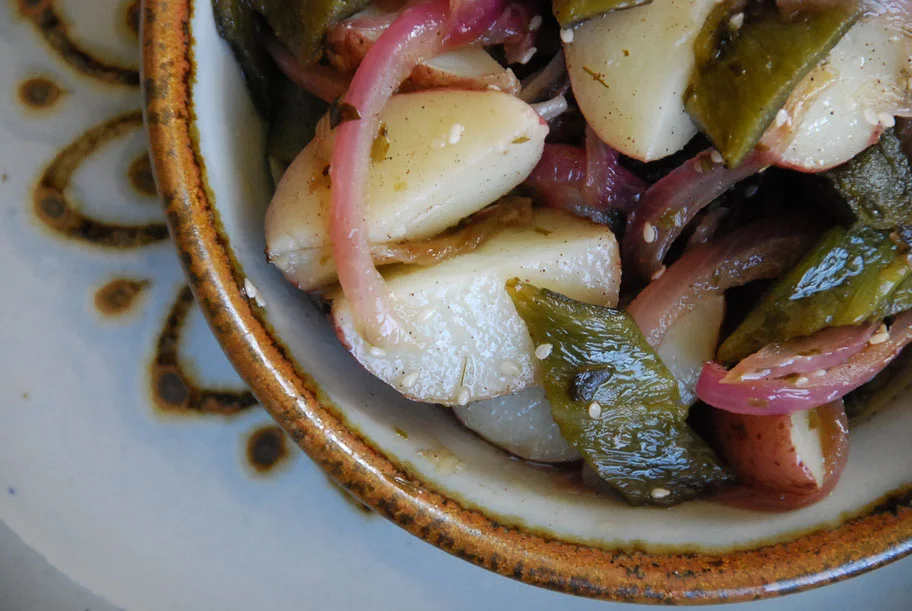 Potato and Poblano Rajas Salad