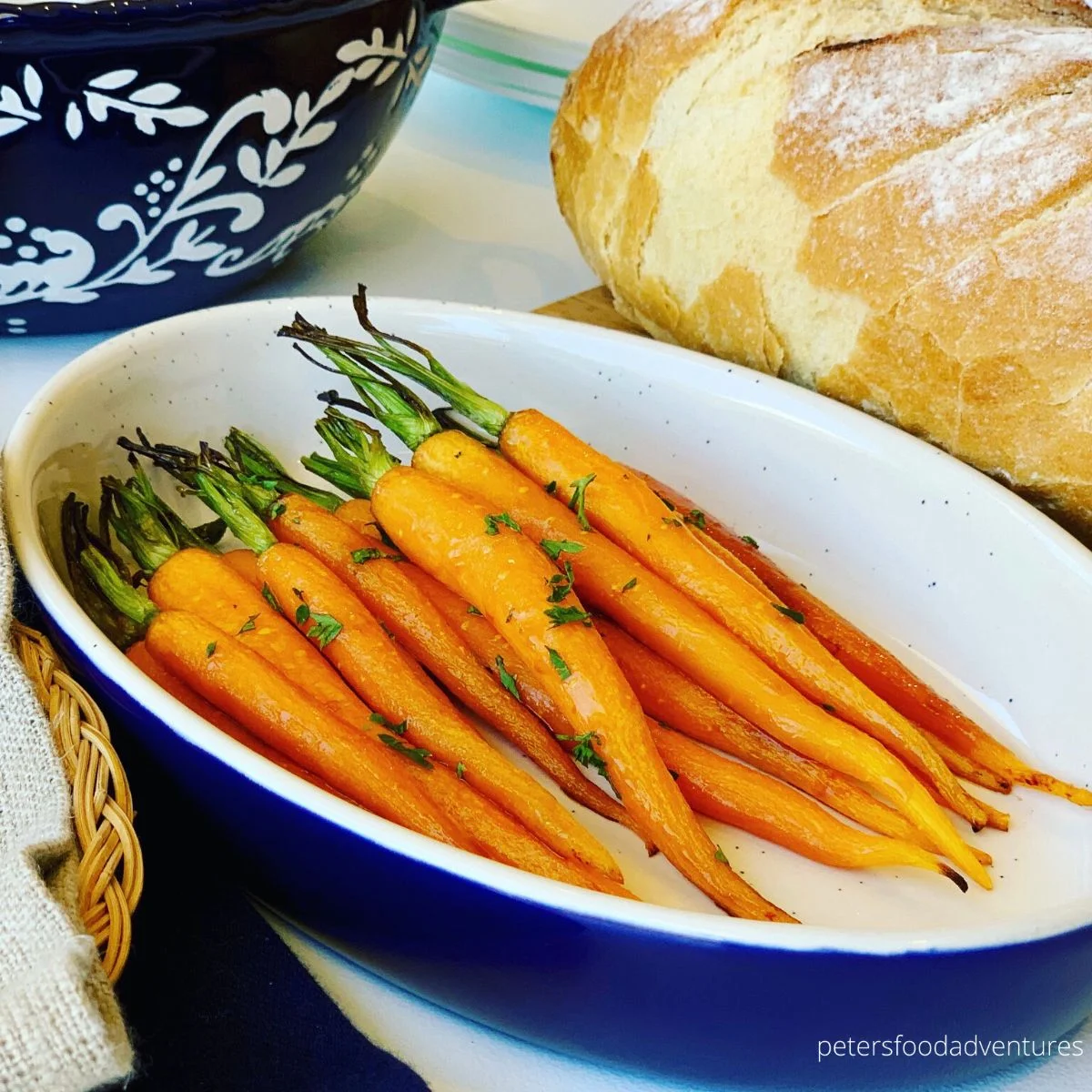 Zanahorias asadas a la miel