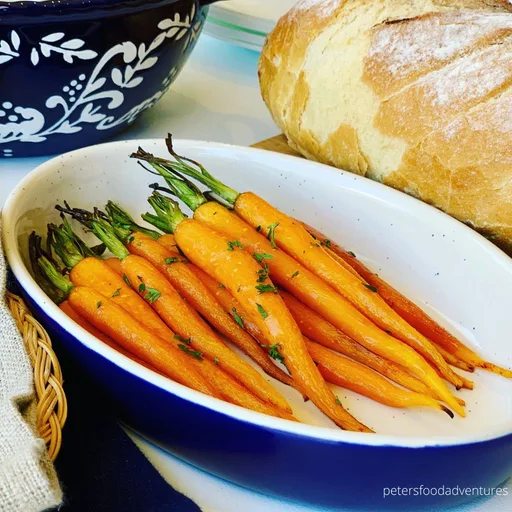 Zanahorias asadas a la miel