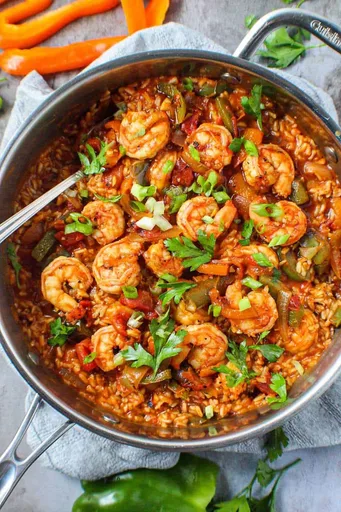 Cajun Shrimp and Rice Skillet