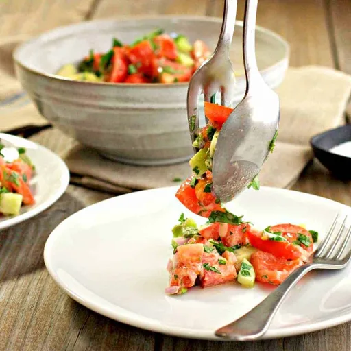 Chopped Salad with Sesame Dressing