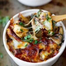 Eggplant and Kabocha Miso Gratin