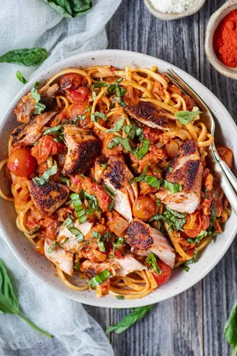 Cajun Salmon Pasta