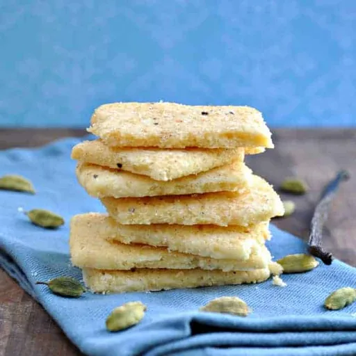 Cardamom Vanilla Bean Shortbread