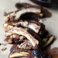 Costillas de cerdo al estilo japonés