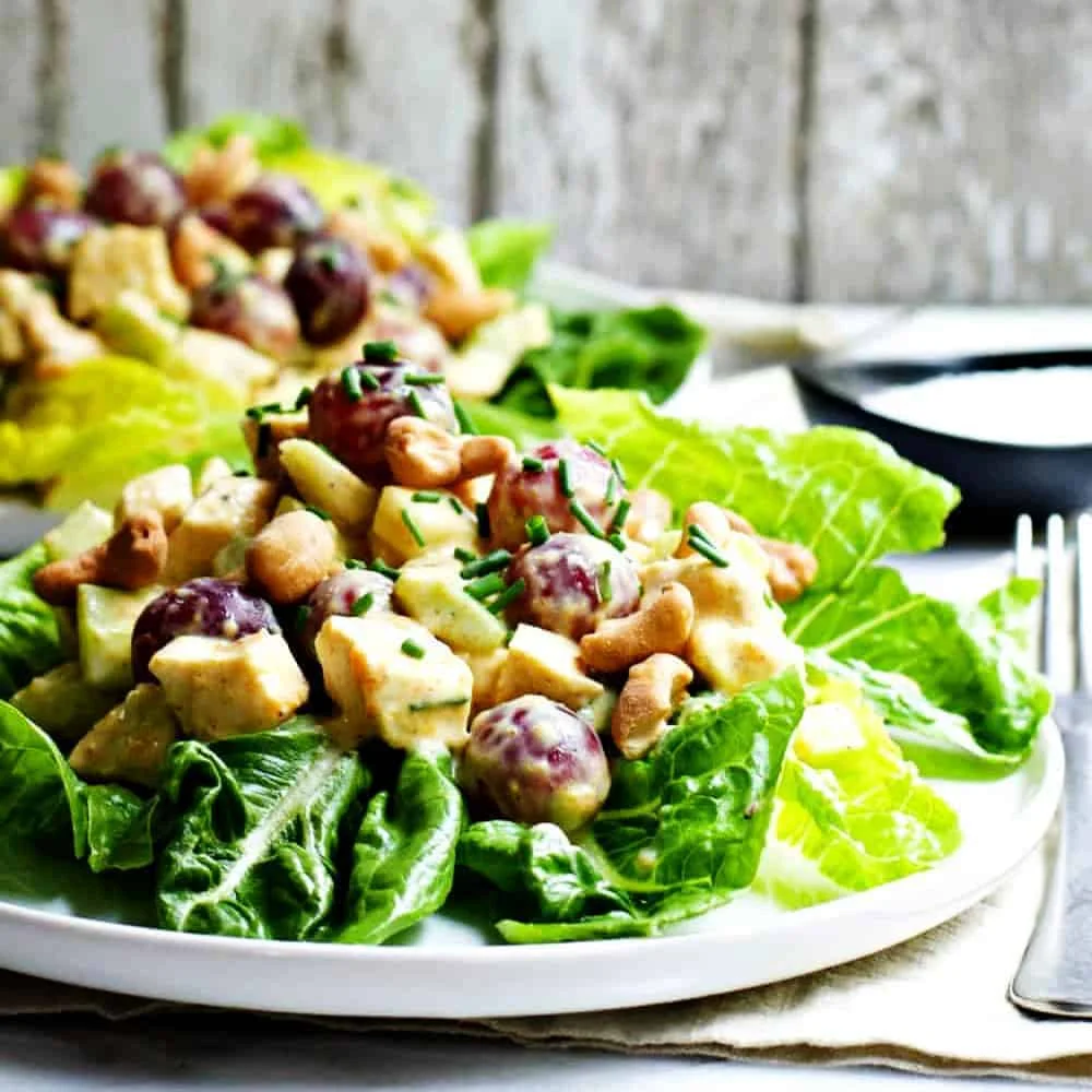 Ensalada de pollo al curry