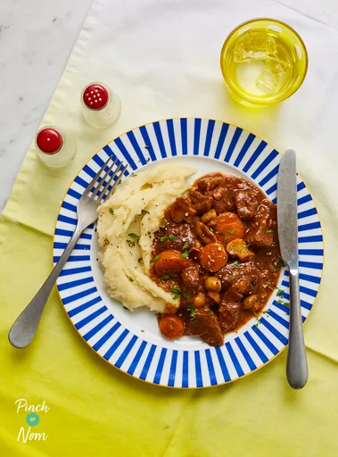Slow Cooker Beef Bourguignon | Slimming & Weight Watchers Friendly