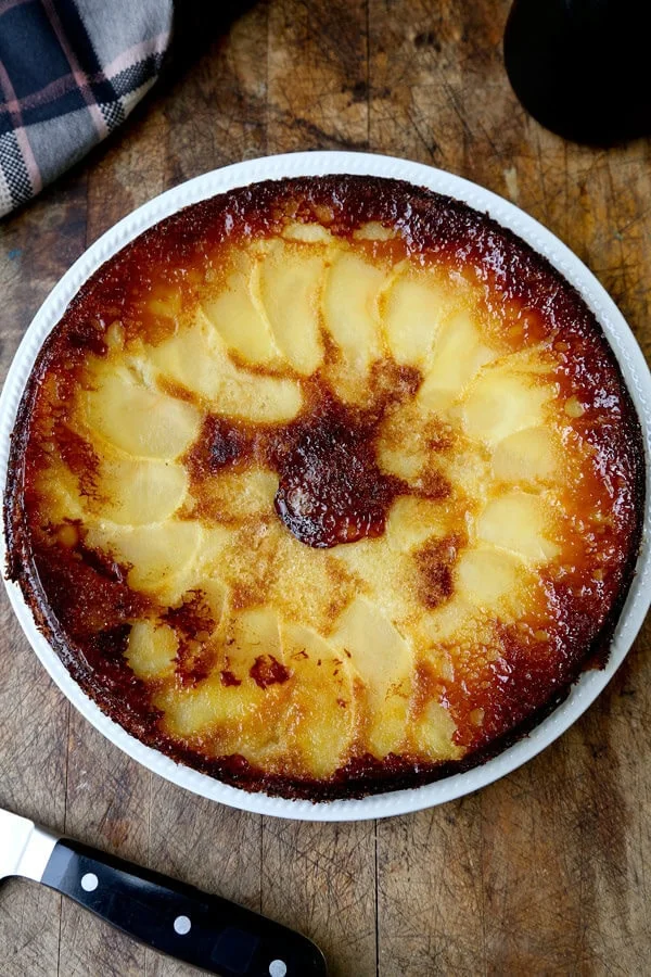 Olive Oil, Honey & Apple Cake