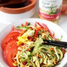 Cold Ramen Zoodles (Hiyashi Chuka)