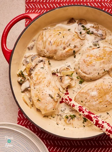 Pollo cremoso al Prosecco