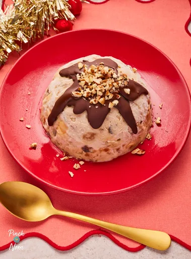 Frozen Biscoff Christmas Pudding | Slimming & Weight Watchers Friendly