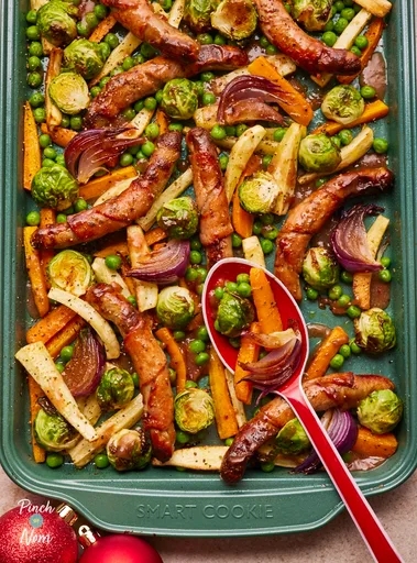 Pigs in Blankets Traybake | Slimming & Weight Watchers Friendly