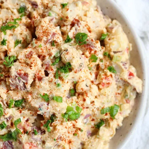 Ensalada de patata estilo cajún