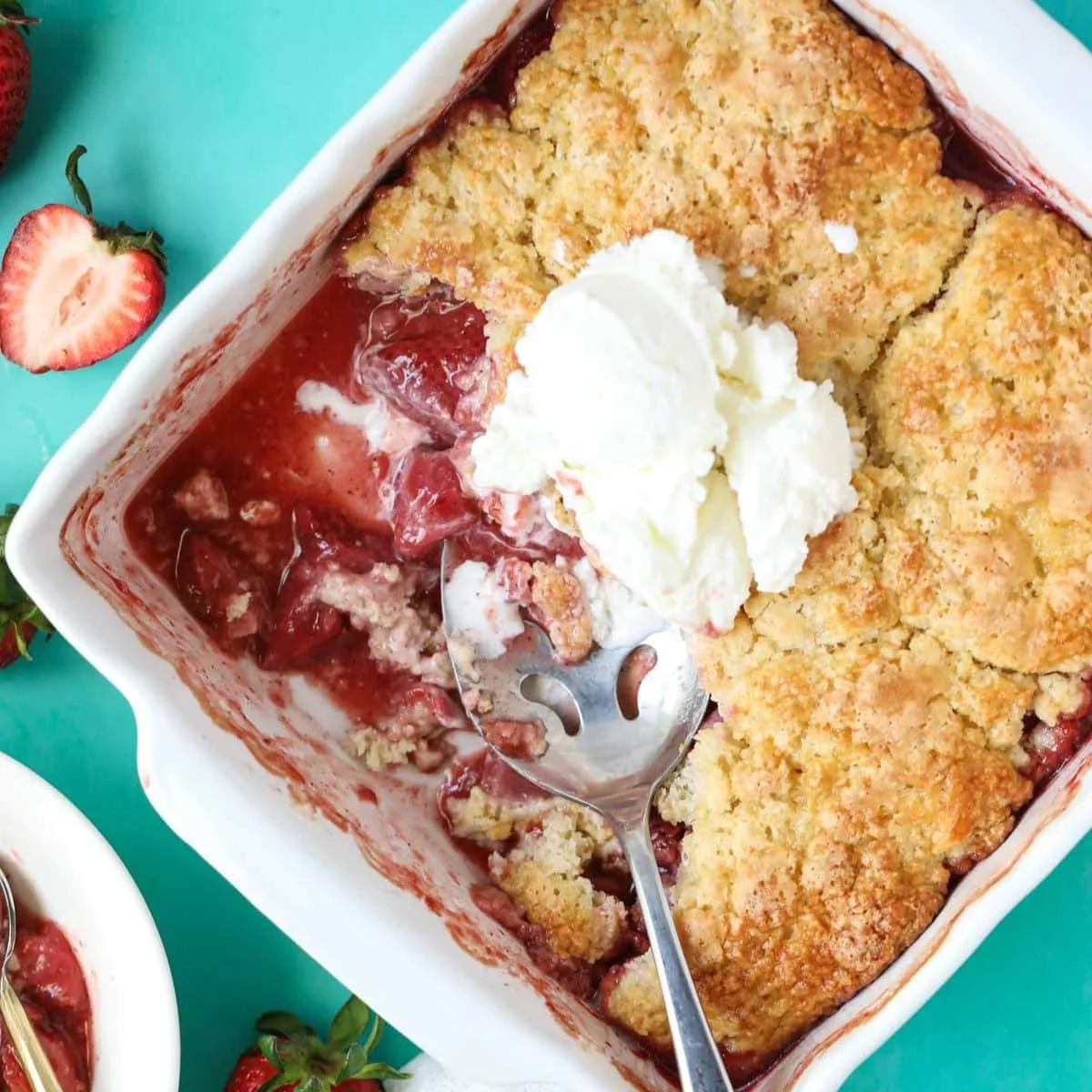 Fresh Strawberry Cobbler