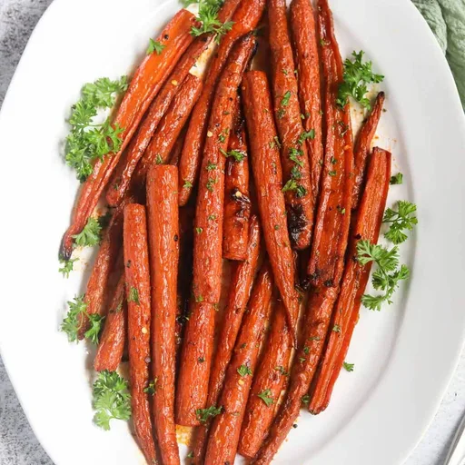 Zanahorias glaseadas con sirope de arce