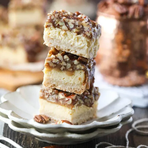 Pecan Pie Cheesecake Bars