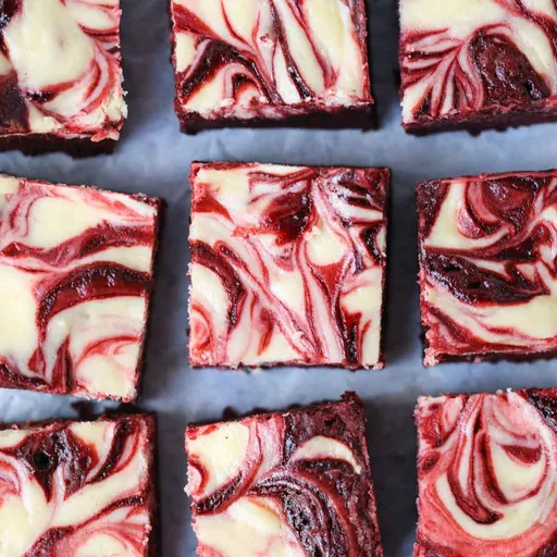 Red Velvet Cheesecake Brownies