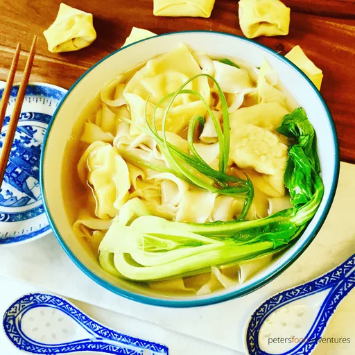 Wonton Noodle Soup with Chicken