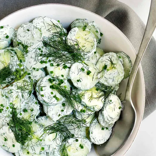 Creamy Cucumber Salad