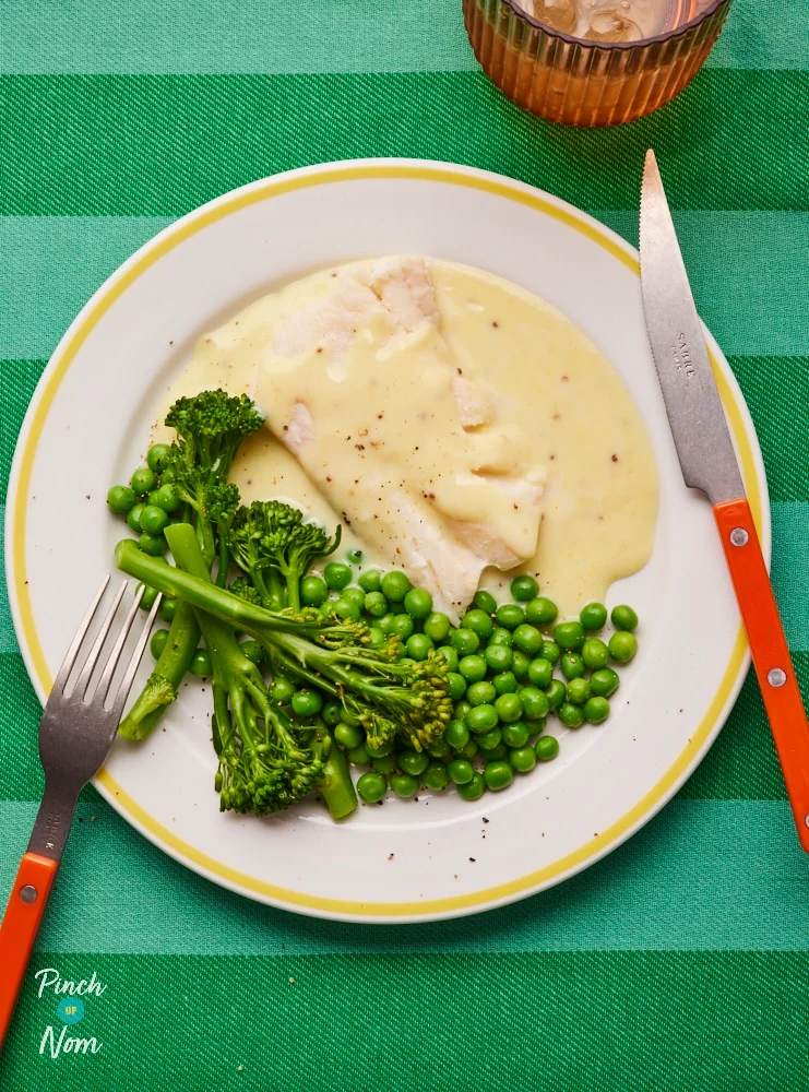 Smoked Haddock and Creamy Mustard Sauce| Slimming & Weight Watchers Friendly