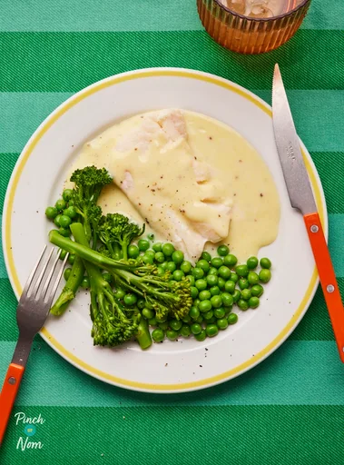Smoked Haddock and Creamy Mustard Sauce| Slimming & Weight Watchers Friendly