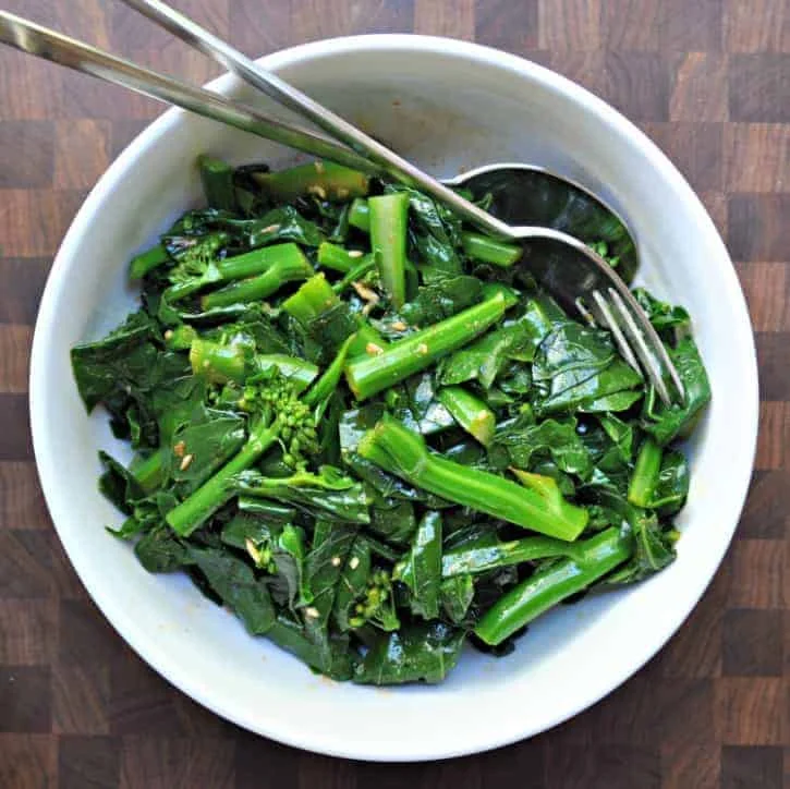 Chinese Broccoli Salad with Sesame Sriracha Dressing