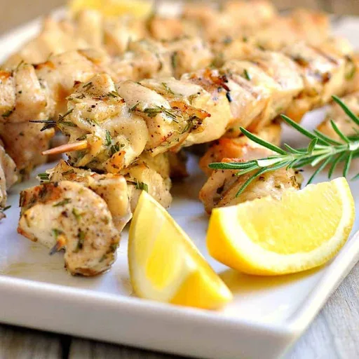 Rosemary Garlic Chicken Kabobs