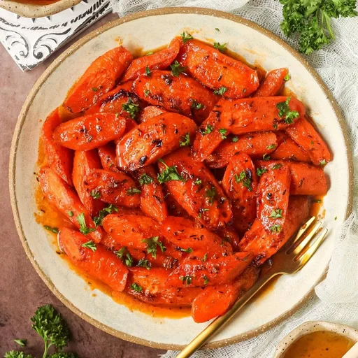 Zanahorias asadas con miel y especias cajún