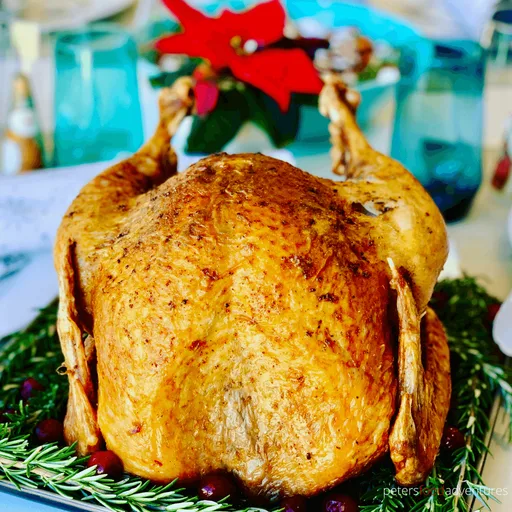 Cómo freír un pavo entero