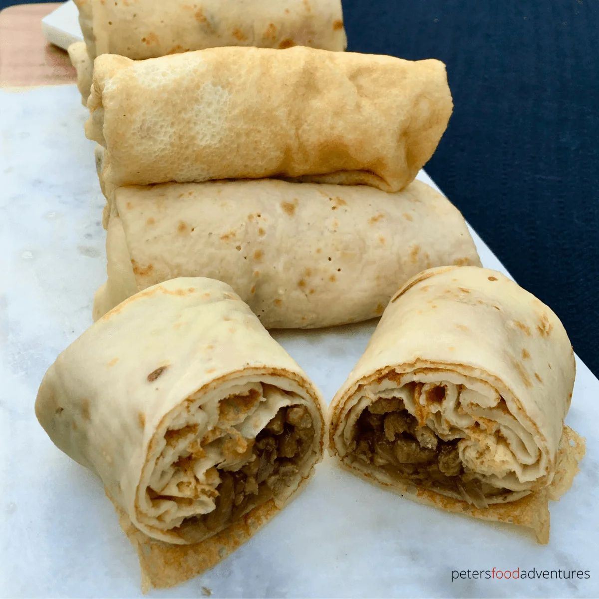Crepes with Meat
