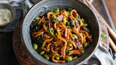 Shoyu Butter Udon Noodles