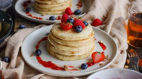 Panquecas veganas fofinhas