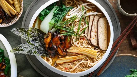 Teriyaki Shiitake Shoyu Ramen