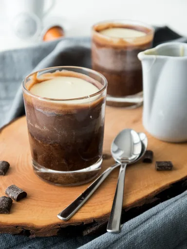 Postre de chocolate tipo trufa Lindor