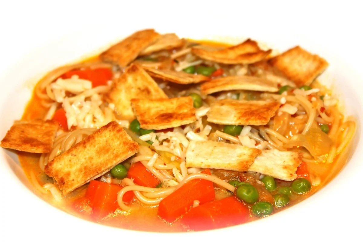 Spaghetti Tortilla Soup