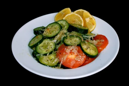Ensalada de calabacín y tomate