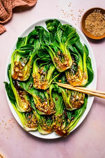 Bok choy al ajillo