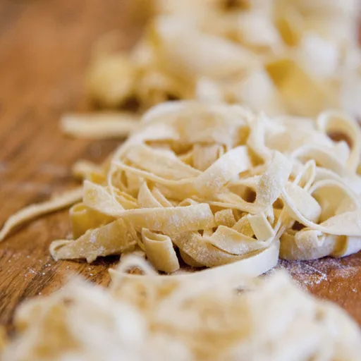 Fideos al huevo Kluski (pasta estilo polaco para sopas)