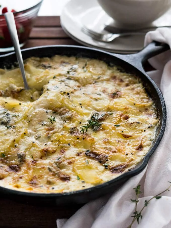 Gorgonzola Potatoes au Gratin Recipe