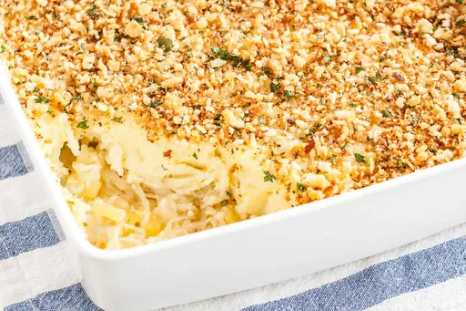 Sauerkraut Mashed Potato Casserole