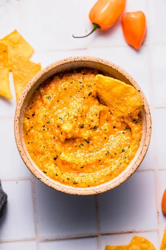Salsa de mango y habanero