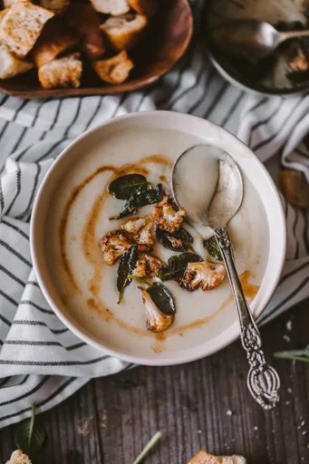 Sopa de coliflor