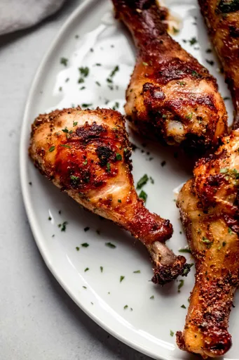 Muslos de pollo en freidora de aire