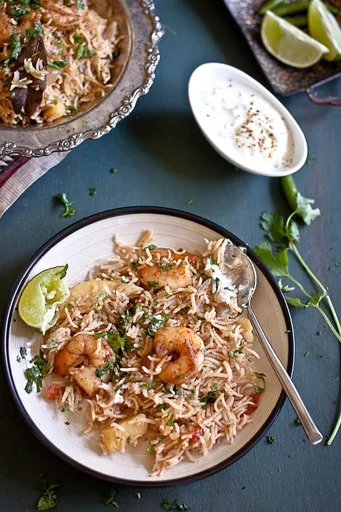 Pulav de gambas
