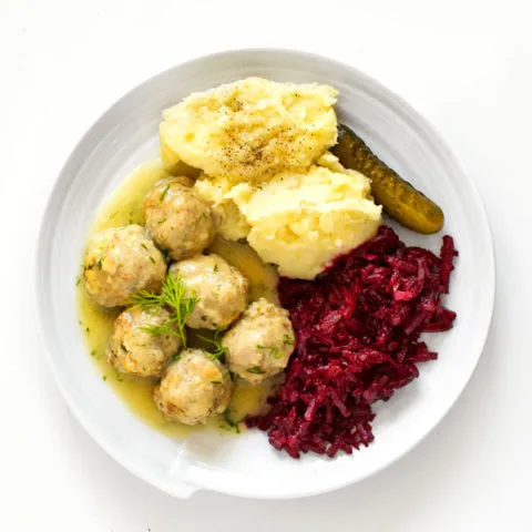 Polish Meatballs in Dill Sauce