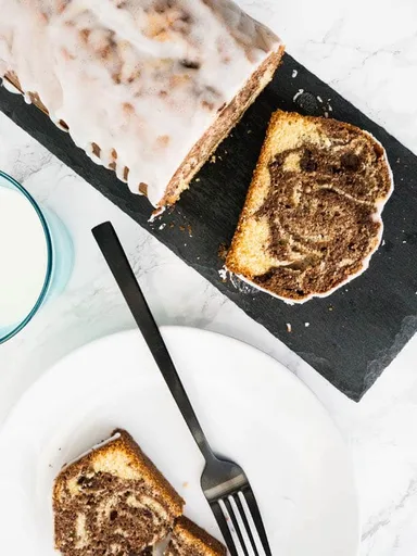 Marbled Orange Pound Cake